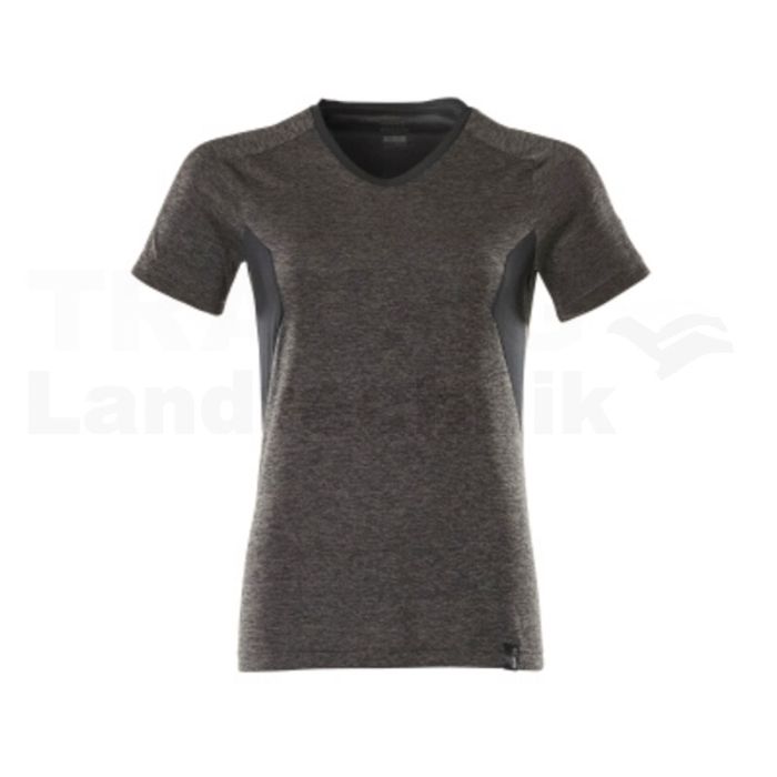 T-Shirt Anthrazit  meliertSchwarz 4XLONE