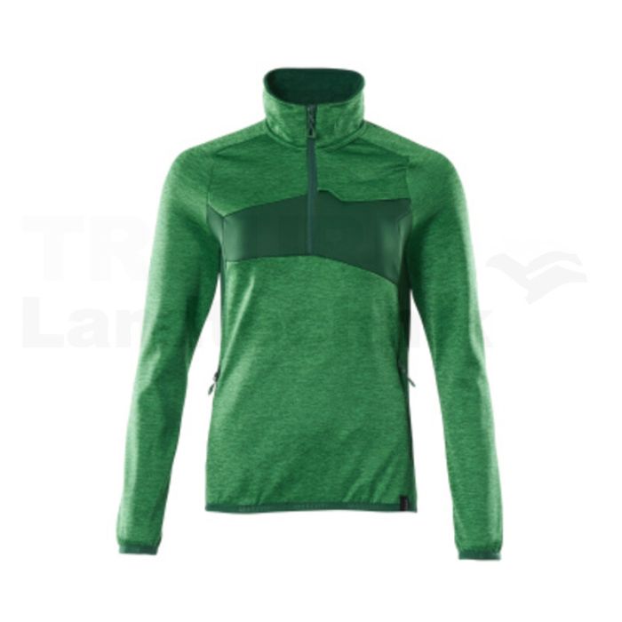 Fleecepullover  Grasgrün/Grün S