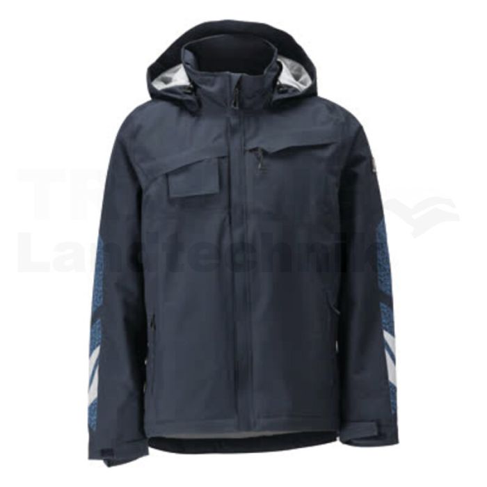 Winterjacke Schwarzblau L