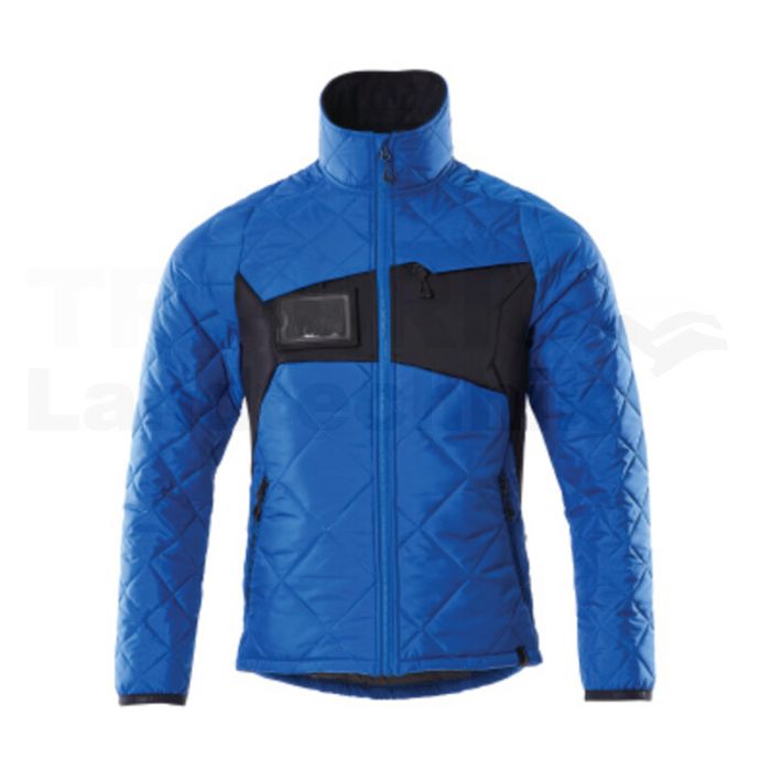 Thermojacke Azurblau/Schwarzblau 4XL
