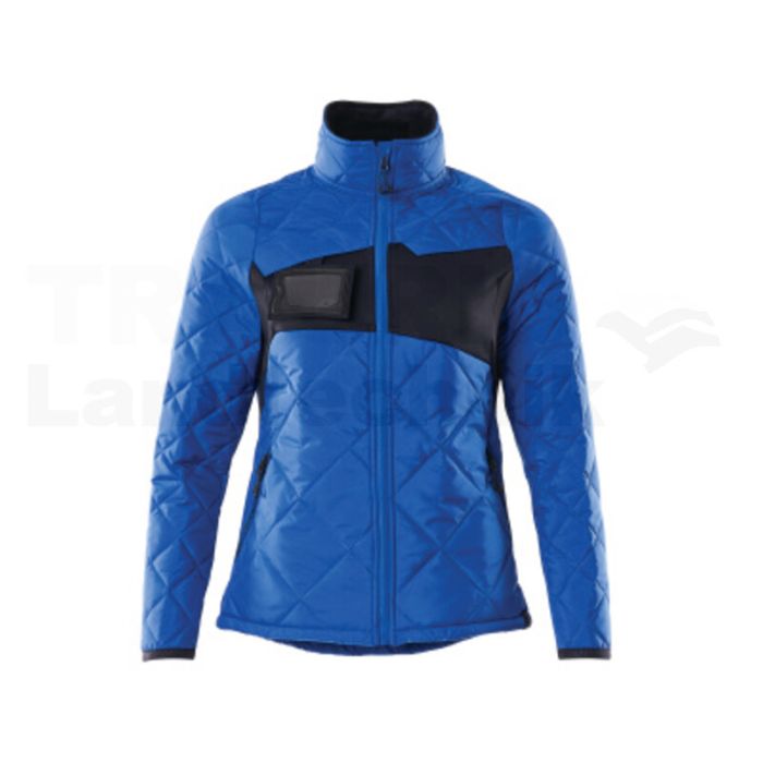 Thermojacke Azurblau/Schwarzblau 5XL