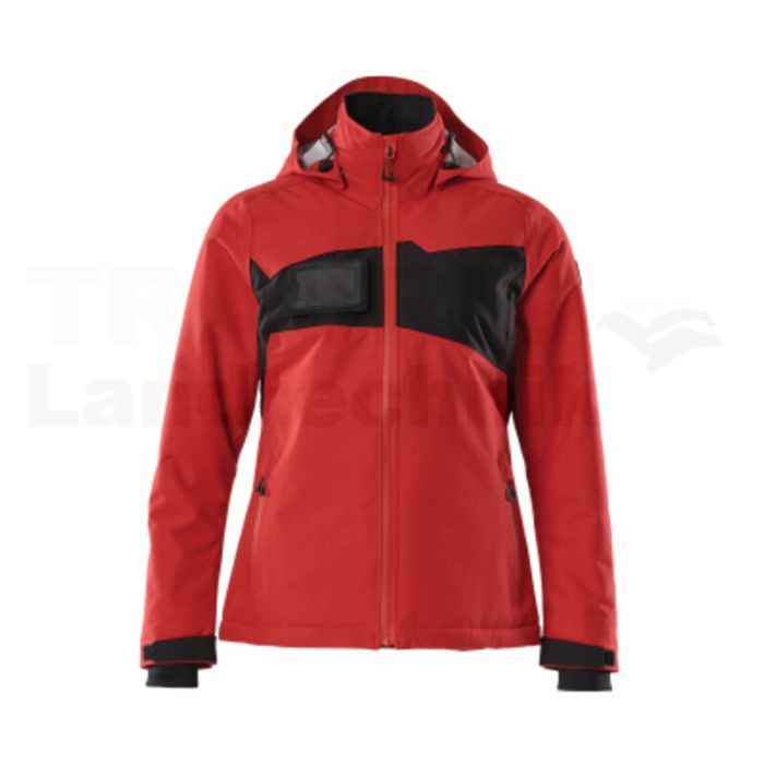 Winterjacke Verkehrsrot/Schwarz M