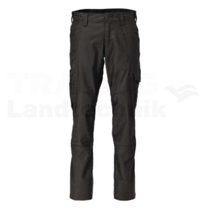 Hose mit Schenkeltaschen Schwarz 82C66