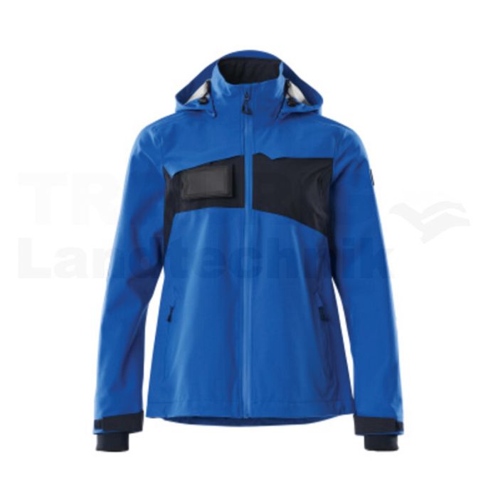 Hardshell Jacke Azurblau/Schwarzblau S