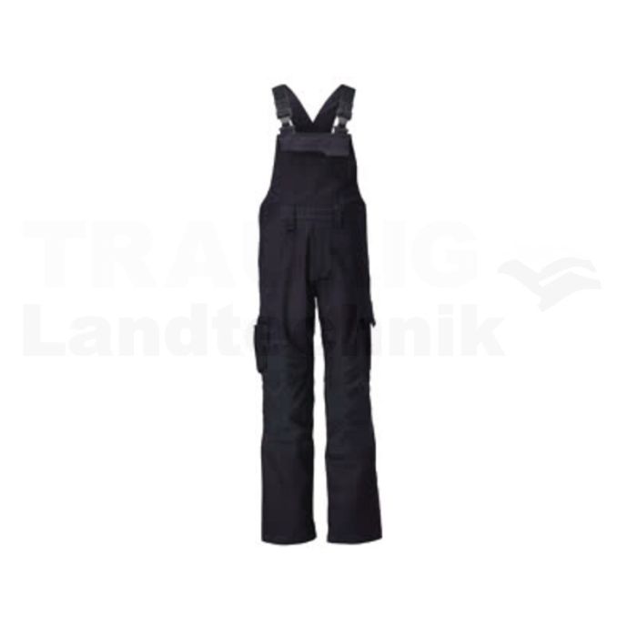 Latzhose mit Knietaschen sw/blau 90C52