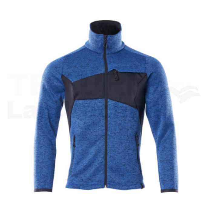 Strickpullover  Azurblau/Schwarzblau 4XL