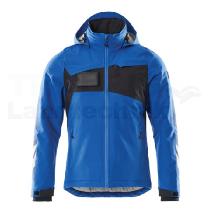 Winterjacke Azurblau/Schwarzblau XL