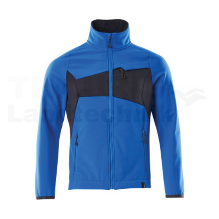 Softshell Jacke Azurblau/Schwarzblau S Softshell Jacke Azurblau/Schwarzblau S