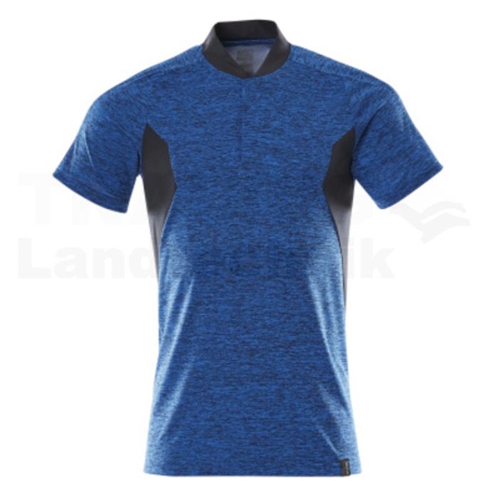 Polo-Shirt Azurblau/Schwarzblau 2XLONE