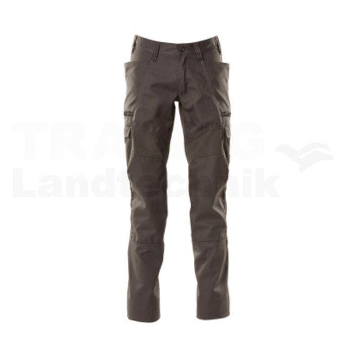 Hose mit Schenkeltaschen Anthrazit 90C49