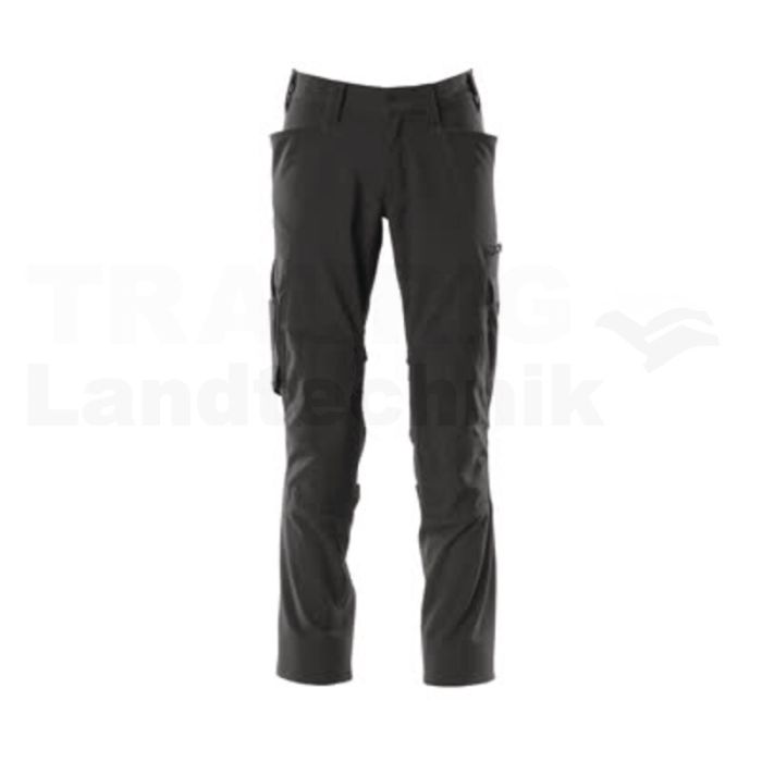 Hose mit Knietaschen Schwarz 82C46