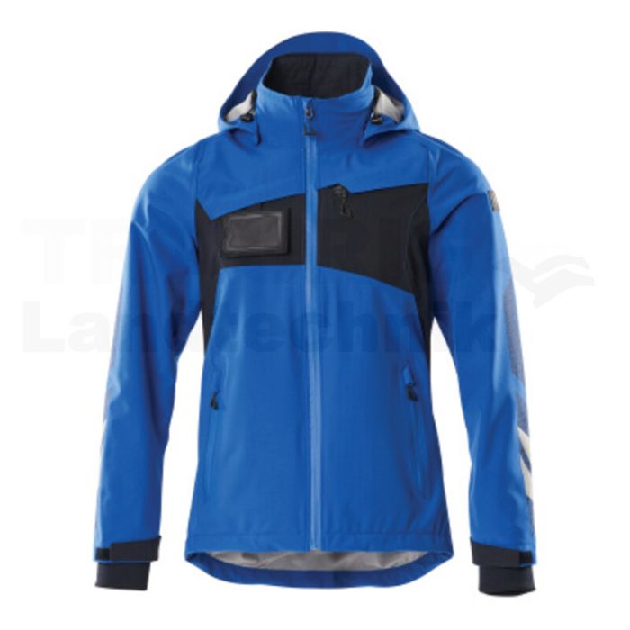 Hardshell Jacke Azurblau/Schwarzblau2XL