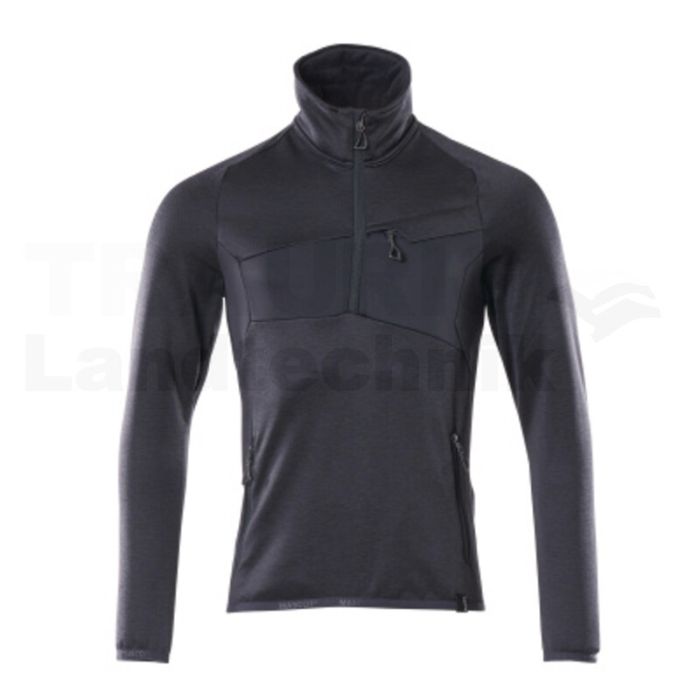 Fleecepullover  Schwarzblau L