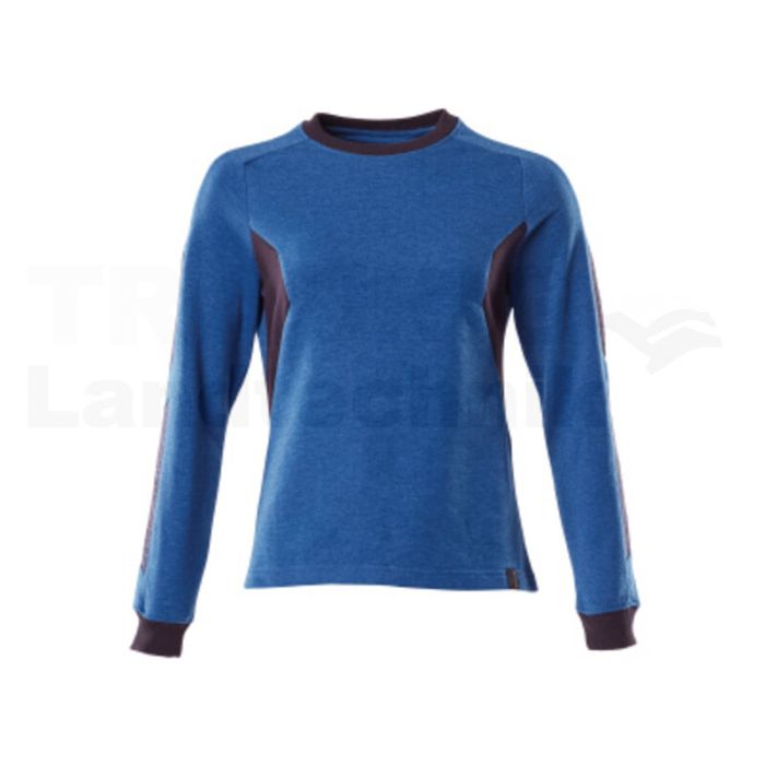 Sweatshirt Azurblau/Schwarzblau L  ONE