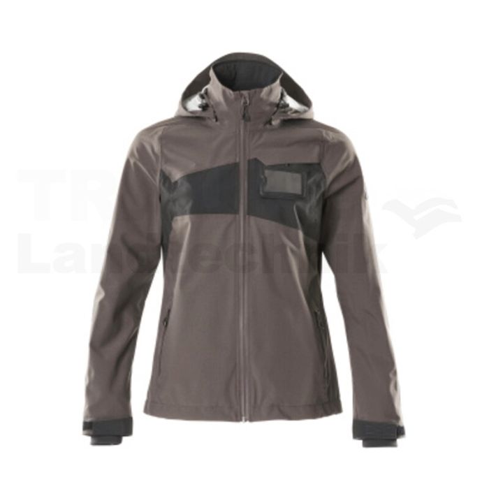 Hardshell Jacke Anthrazit/Schwarz XL