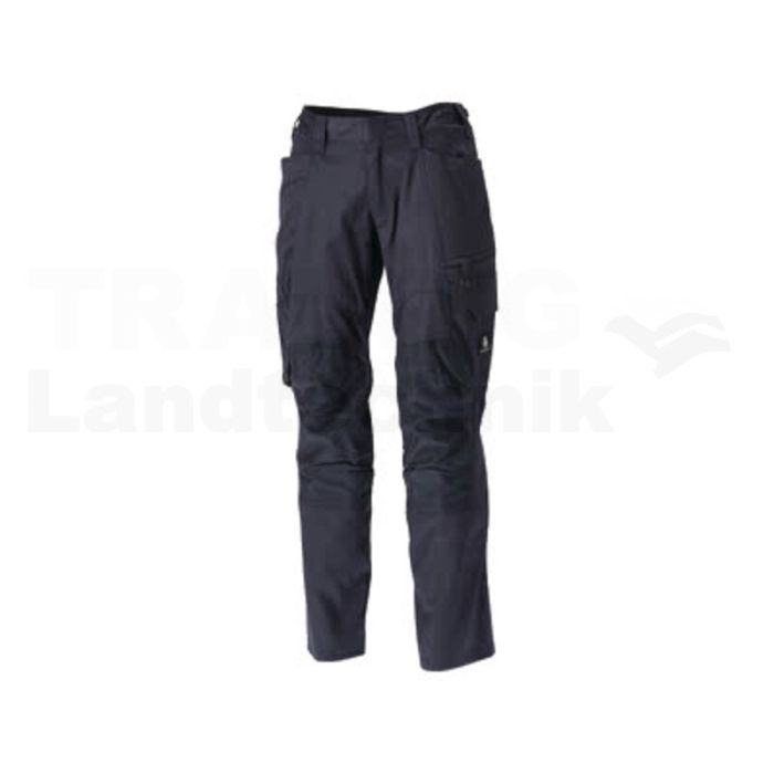 Hose mit Knietaschen Schwarzblau 76C54