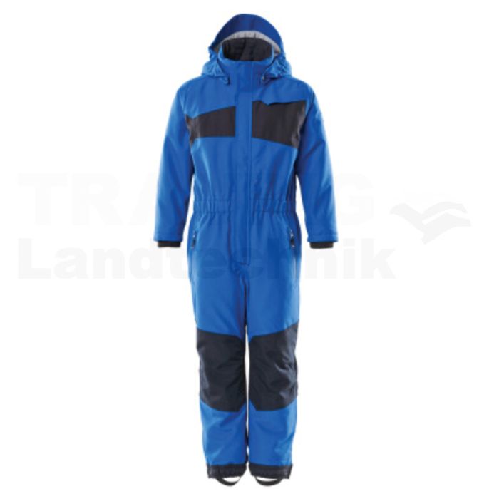 Kinder Schneeanzug Azurblau/sw/blau 116