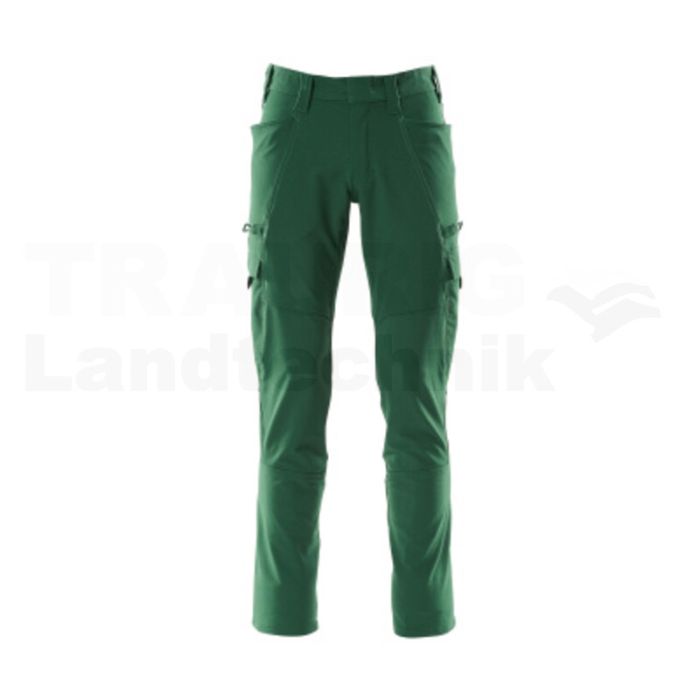 Hose mit Schenkeltaschen Grün 82C64