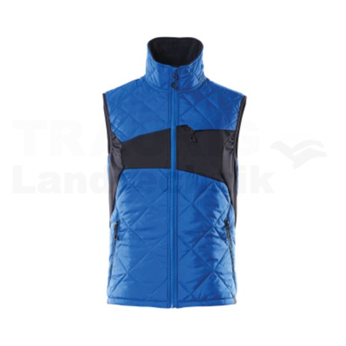 Thermoweste Azurblau/Schwarzblau L