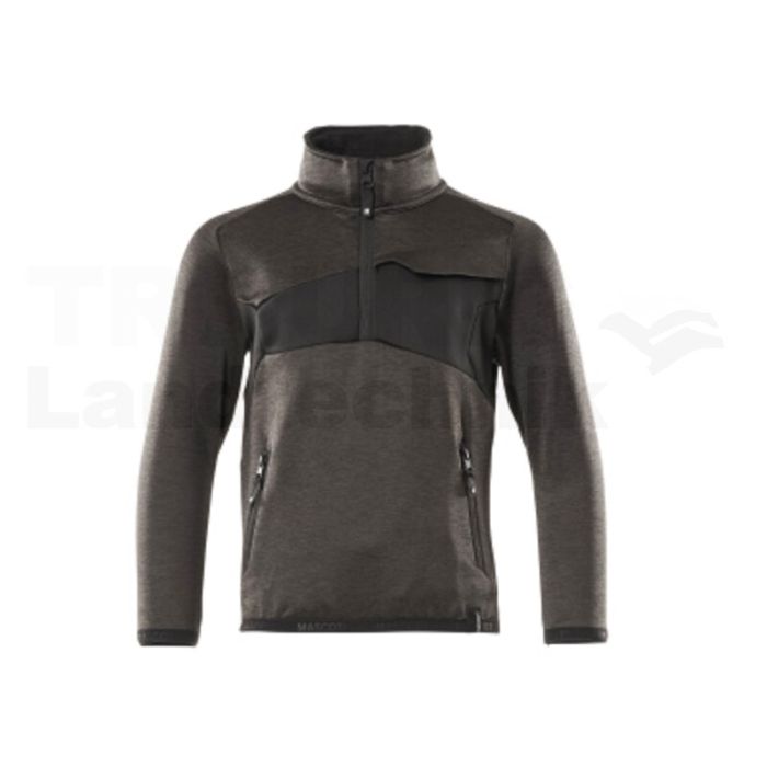 Kinder Fleecepullover Anthrazit/sw 116