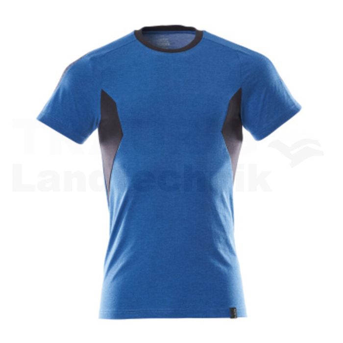 T-Shirt Azurblau/Schwarzblau XS ONE