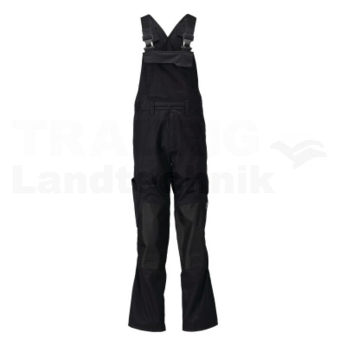 Latzhose mit Knietaschen Schwarz 90C56