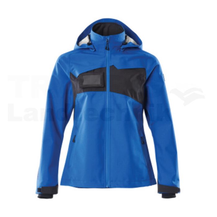 Hardshell Jacke Azurblau/Schwarzblau XS