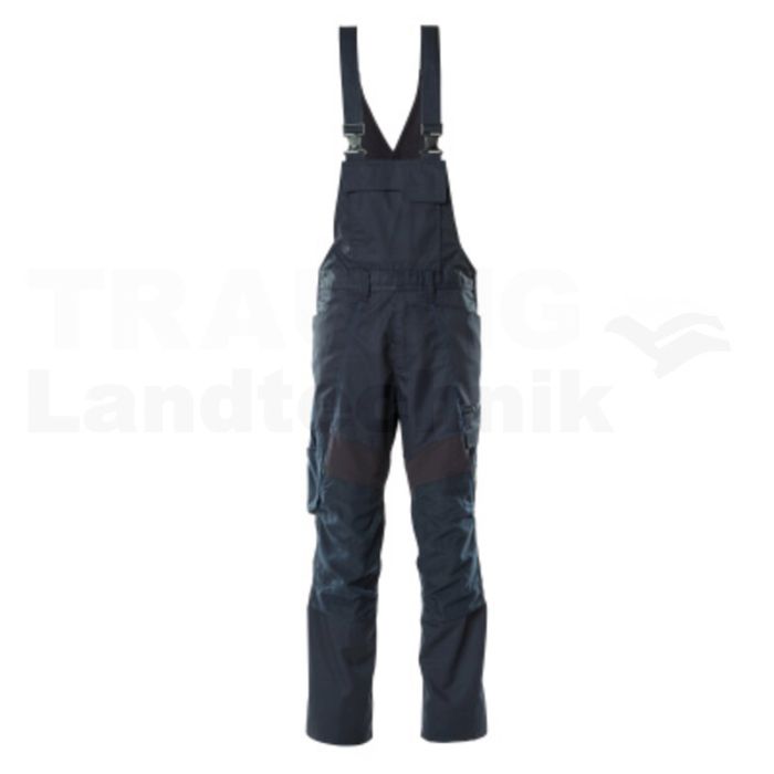 Latzhose mit Knietaschen Schwarzbl 82C54