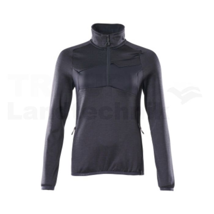 Fleecepullover  Schwarzblau L