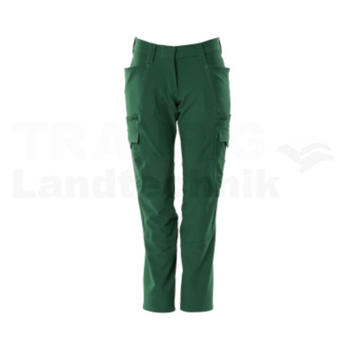 Hose mit Schenkeltaschen Grün 76C56