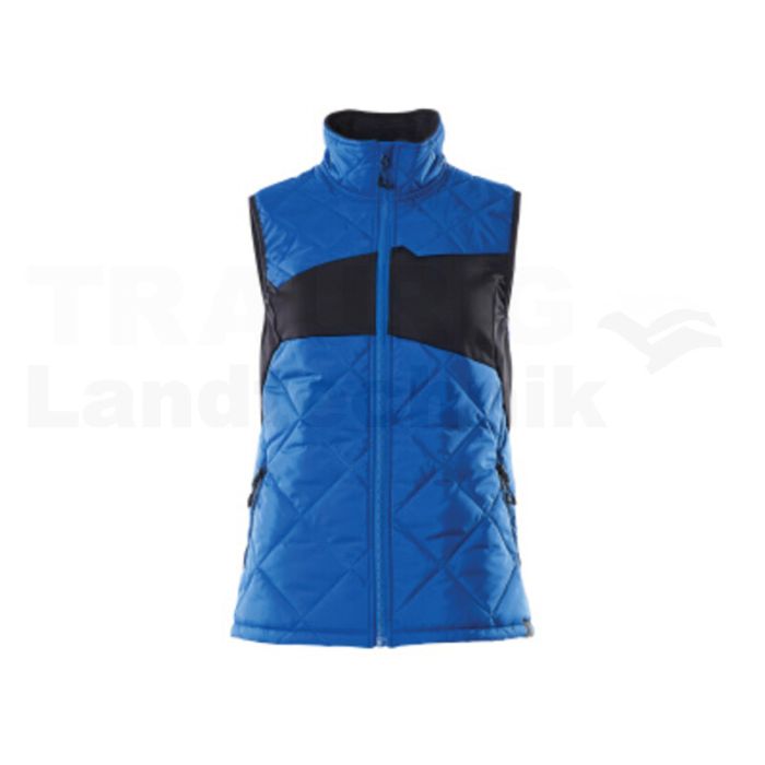 Thermoweste Azurblau/Schwarzblau XL