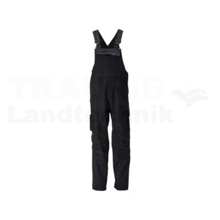 Latzhose mit Knietaschen Schwarz 82C48