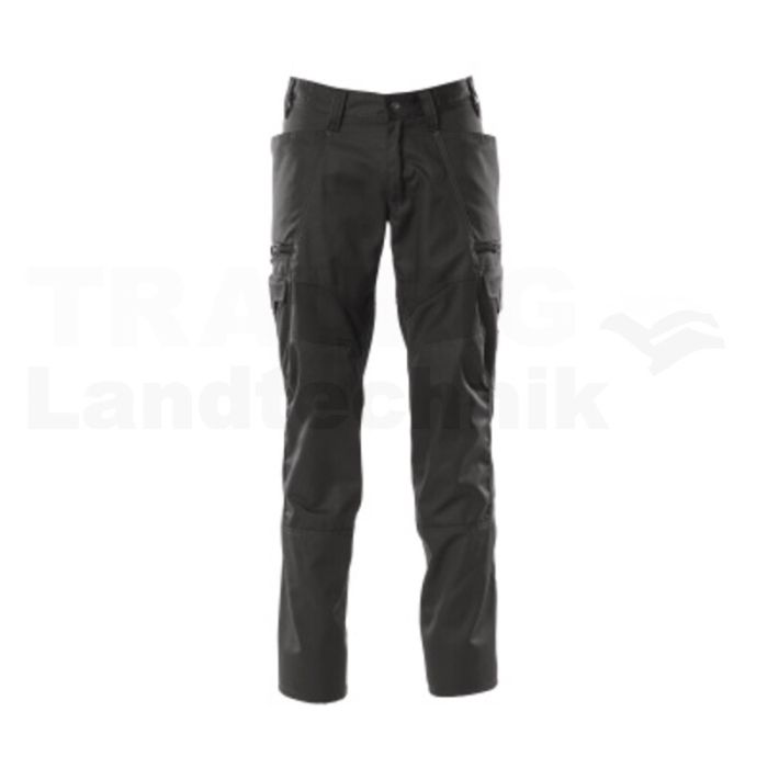 Hose mit Schenkeltaschen Schwarz 90C62