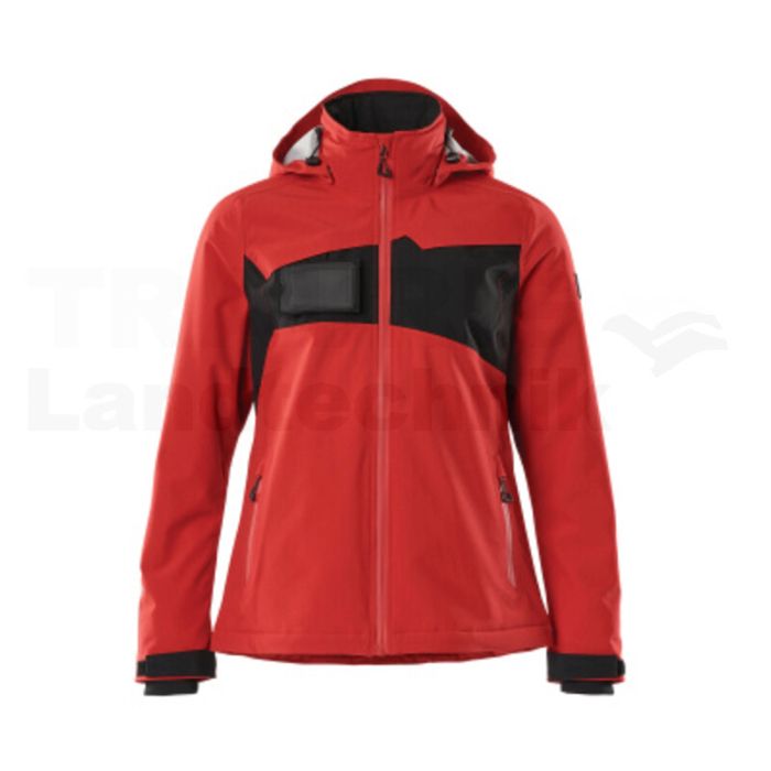 Winterjacke Verkehrsrot/Schwarz S