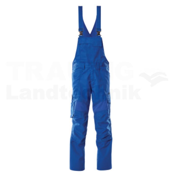 Latzhose mit Knietaschen Azurblau 90C60