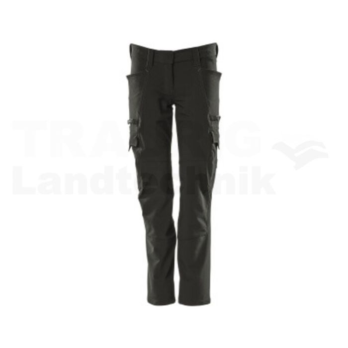 Hose mit Schenkeltaschen Schwarz 82C36