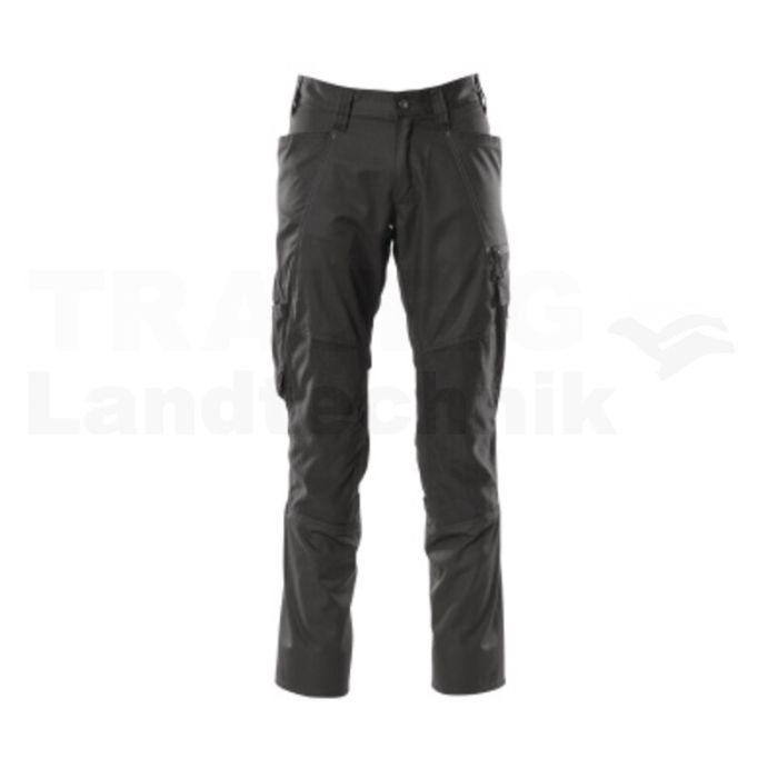 Hose mit Knietaschen Schwarz 82C49
