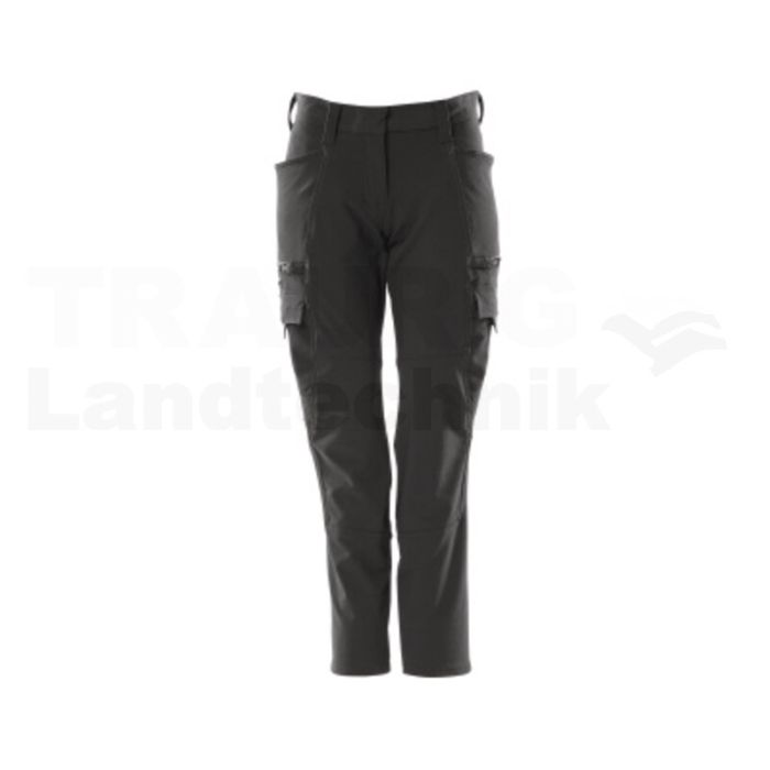 Hose mit Schenkeltaschen Schwarz 82C34