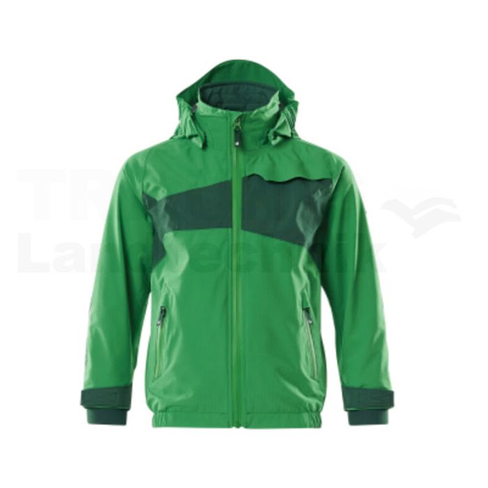 Kinder Hardshell Jacke  Grasgr/Grün 164