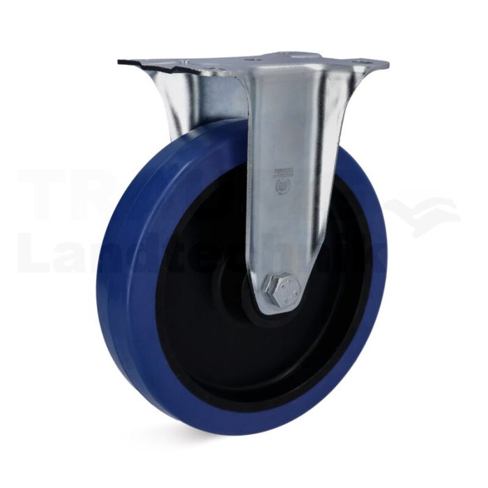 Bockrolle Elastik-Gummi blau 160mm Bockrolle Elastik-Gummi blau 160mm
