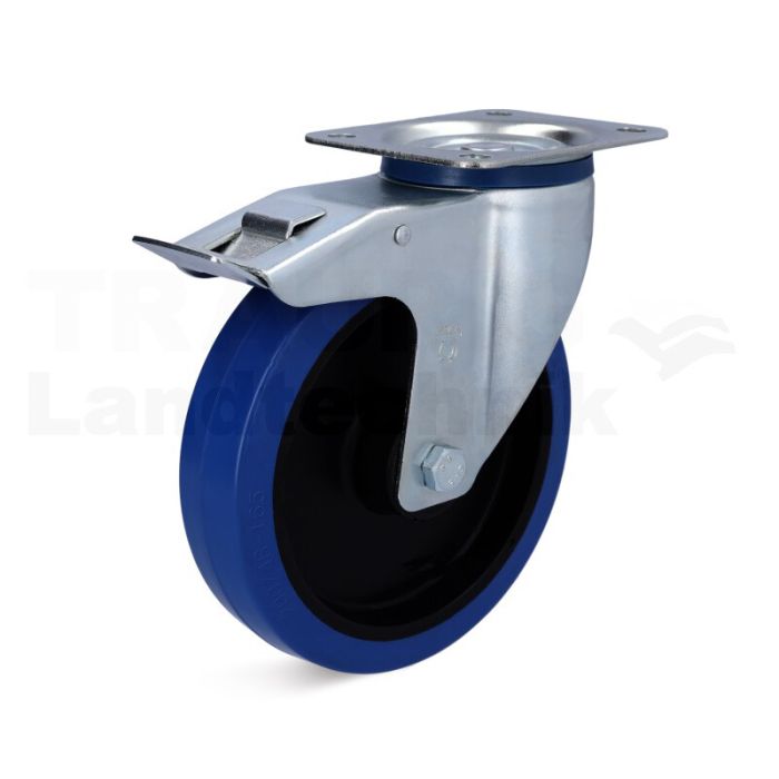 Lenkrolle Stopp Elastik-Gummi blau 200mm Lenkrolle Stopp Elastik-Gummi blau 200mm