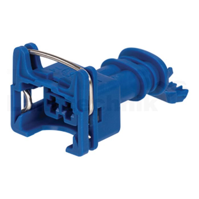 Buchsengehäuse J.P.T. 2pol blau