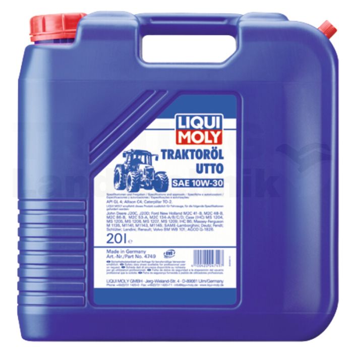 20L Traktoröl UTTO 10W30