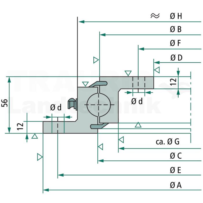 Kugeldrehlager KDL 900-3 W Kugeldrehlager KDL 900-3 W