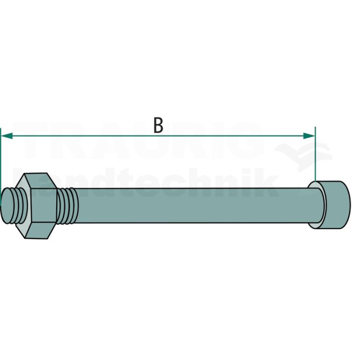 Federschraube Rundkopf 54mm