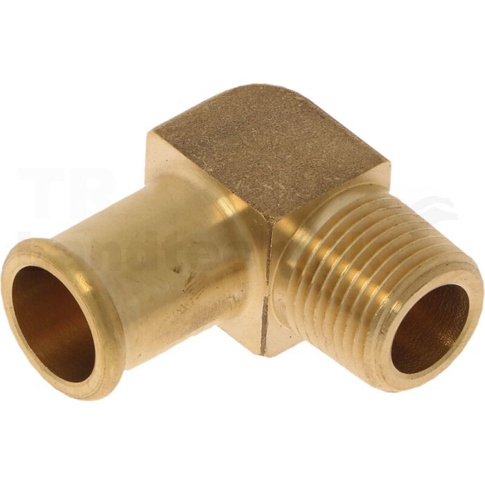 Schlauchtülle 90° Messing / F4-17 Schlauchtülle 90° Messing / F4-17