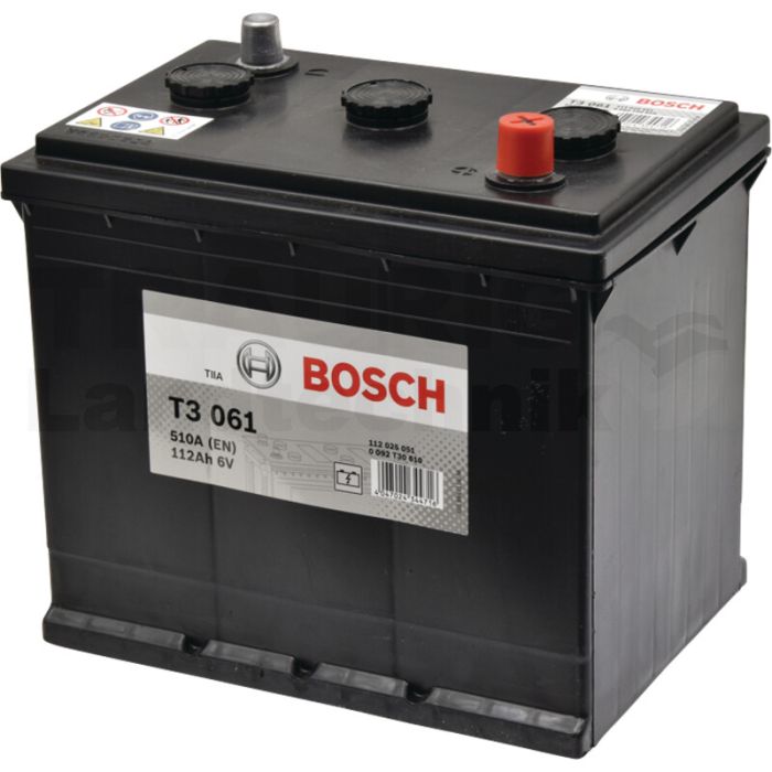 Batterie T3 061 6 V / 112 Ah