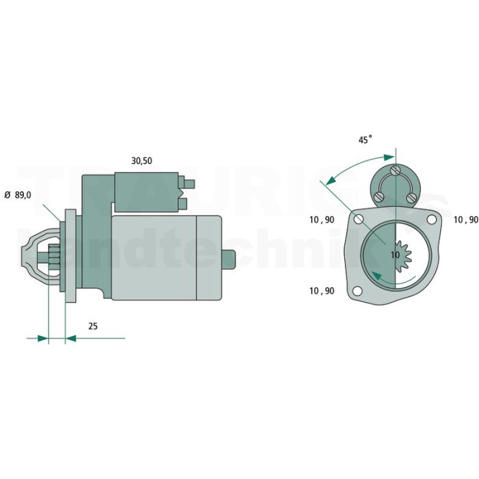 Starter 24 V / 4,0 kW Starter 24 V / 4,0 kW