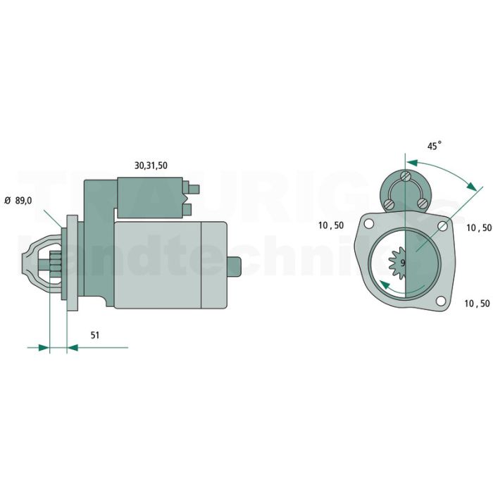 Starter 24 V / 4,0 kW Starter 24 V / 4,0 kW