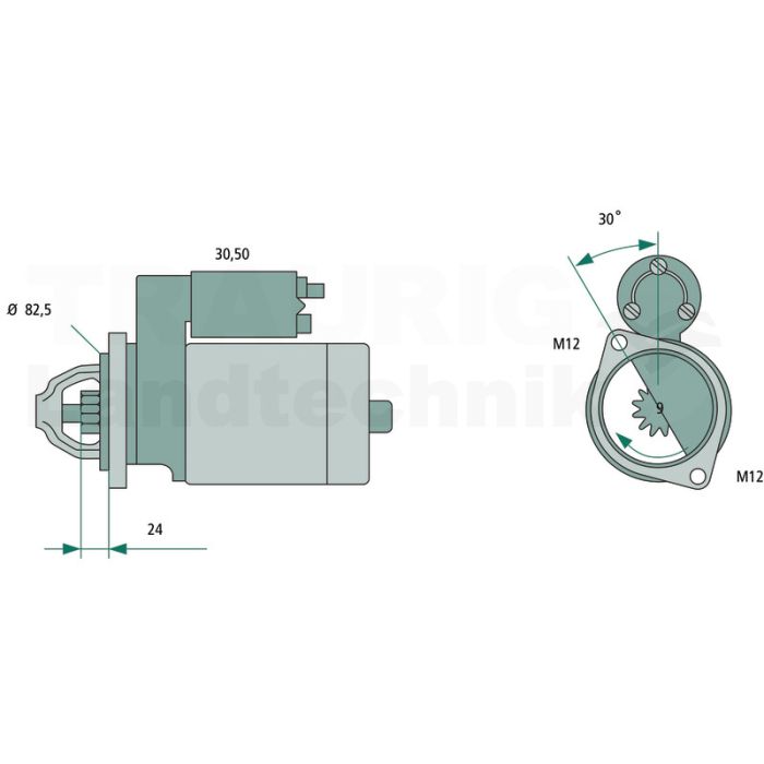 Starter 12 V / 2,3 kW Starter 12 V / 2,3 kW